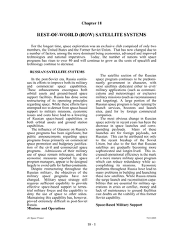 Satellite Systems