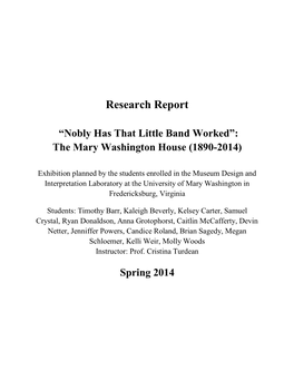 Compiled Research Report.Docx