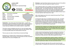 London LOOP Section 22 Harold Wood to Upminster Bridge