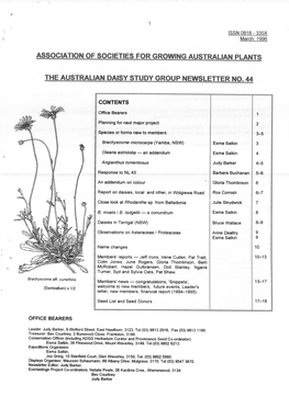 Assocpatlon of SOCIETIES for GROWING Australlan PLANTS