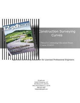 Construction Surveying Curves