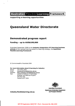 Queensland Water Directorate