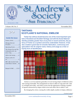 Tartans: Scotland’S National Emblem