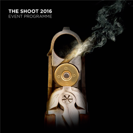 The Shoot 2016 Event Programme Advertising