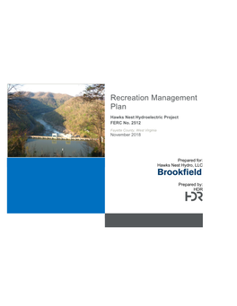 Recreation Management Plan