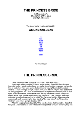 PDF of the Princess Bride