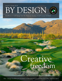 Design Excellence • Architects in Education • Forward Tees and Other High-ROI Ideas @Rainbirdgolf