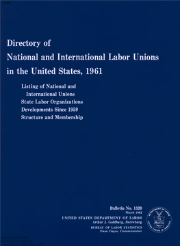 Directory of National and International Labor
