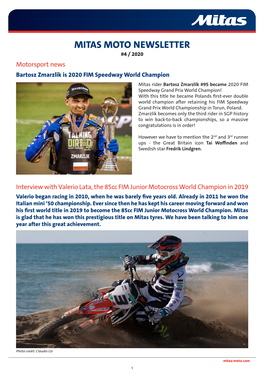 Mitas Moto Newsletter