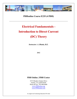 Introduction to Direct Current (DC) Theory