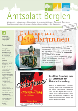 Amtsblatt KW 15/2019