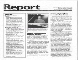 February 14, 2001 Cal Poly Report