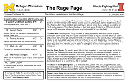 Illinois Fighting Illini (12-7, 2-4 B1G) the Rage Page (12-7, 2-4 B1G)