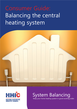Consumer Guide: Balancing the Central Heating System