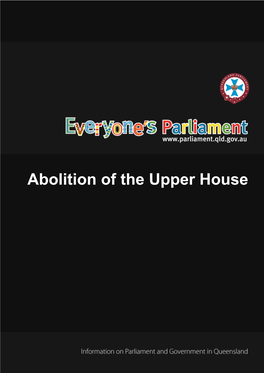 Abolition of the Upper House Community Engagement – Updated 27 March 2001