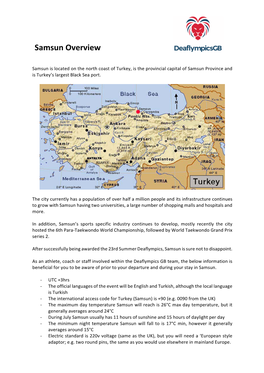 Samsun Overview