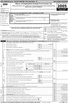 Return of Organization Exempt from Income