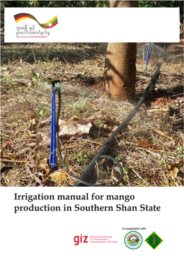 Irrigation Manual for Mango Production in Southern Shan State