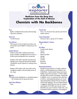 Chemists with No Backbones