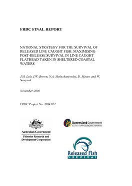 Draft Frdc Final Report