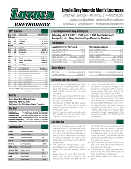 Loyola Greyhounds Men's Lacrosse