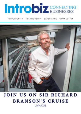 Join Us on Sir Richard Branson's Cruise
