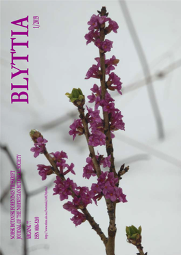 Norsk Botanisk Forenings Tidsskrift Journal of the Norwegian Botanical Society