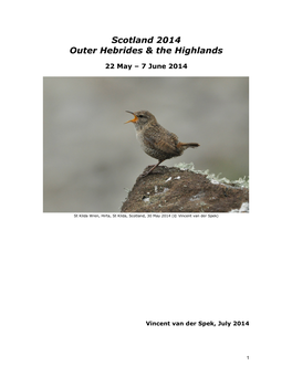 Scotland 2014 Outer Hebrides & the Highlands