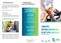 Centre Intercommunal D'action Sociale