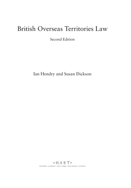 British Overseas Territories Law