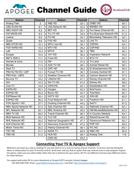 Channel Guide