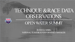 Open Water Summit