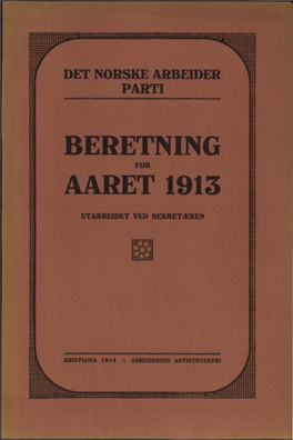 Beretning 1913