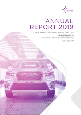 Annual Report 2019 Tan Chong International Limited