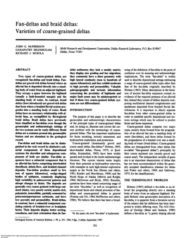 Fan-Deltas and Braid Deltas: Varieties of Coarse-Grained Deltas