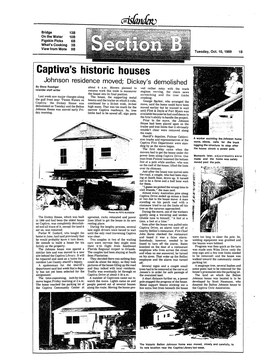 Captiva's Historic Houses Johnson Residence Moved; Dickey's Demolished by Steve Ruediger About 6 A.M
