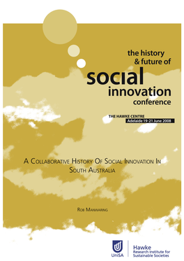 A Collaborative History of Social Innovation in South Australia