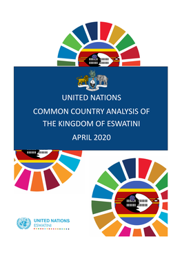 United Nations Common Country Analysis of the Kingdom of Eswatini April 2020