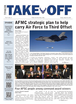 AFMC Strategic Plan to Help Carry Air Force to Third Offset