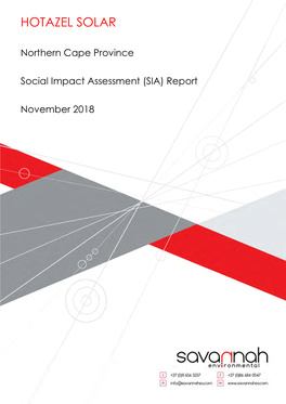 Socio Economic Assessment