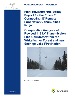 Draft Environmental Study Report for the Phase 2 Connecting 17 Remote