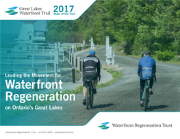 Waterfront Regeneration on Ontario’S Great Lakes