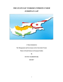The Status of Turkish Cypriots Under European Law