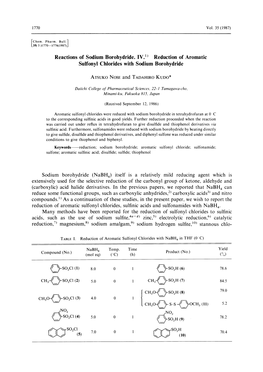 Sodium Borohydride (Nabh4) Itself Is a Relatively Mild Reducing Agent