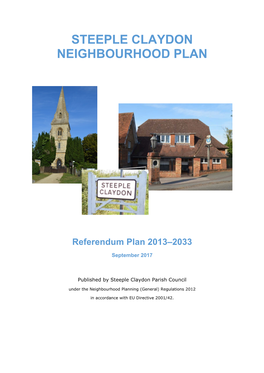 Made Steeple Claydon Neighbourhood Plan