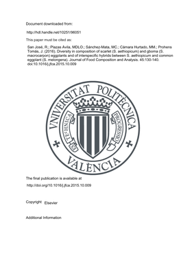 Document Downloaded From: This Paper Must Be Cited As: the Final Publication Is Available at Copyright Additional Information Ht