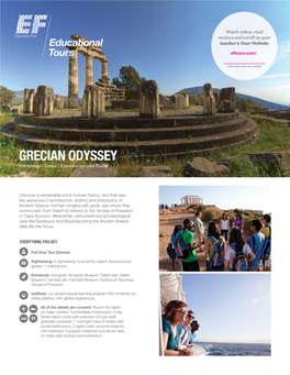 GRECIAN ODYSSEY 9 Or 12 Days | Greece | Extension Includes Turkey