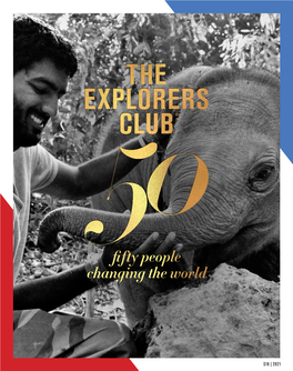 $18 | 2021 the Explorers Club 50 the Explorers Club 50