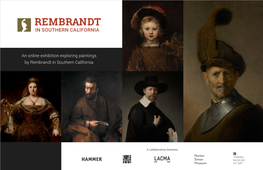Rembrandt in Southern California Exhibition Guide