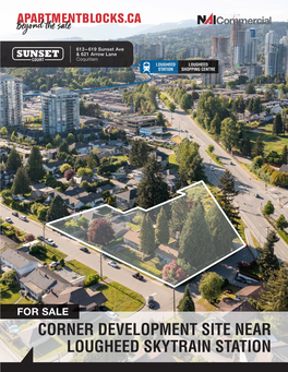CORNER DEVELOPMENT SITE NEAR LOUGHEED SKYTRAIN STATION PITT MEADOWS SURREY the Potential Views from the 6Th Floor